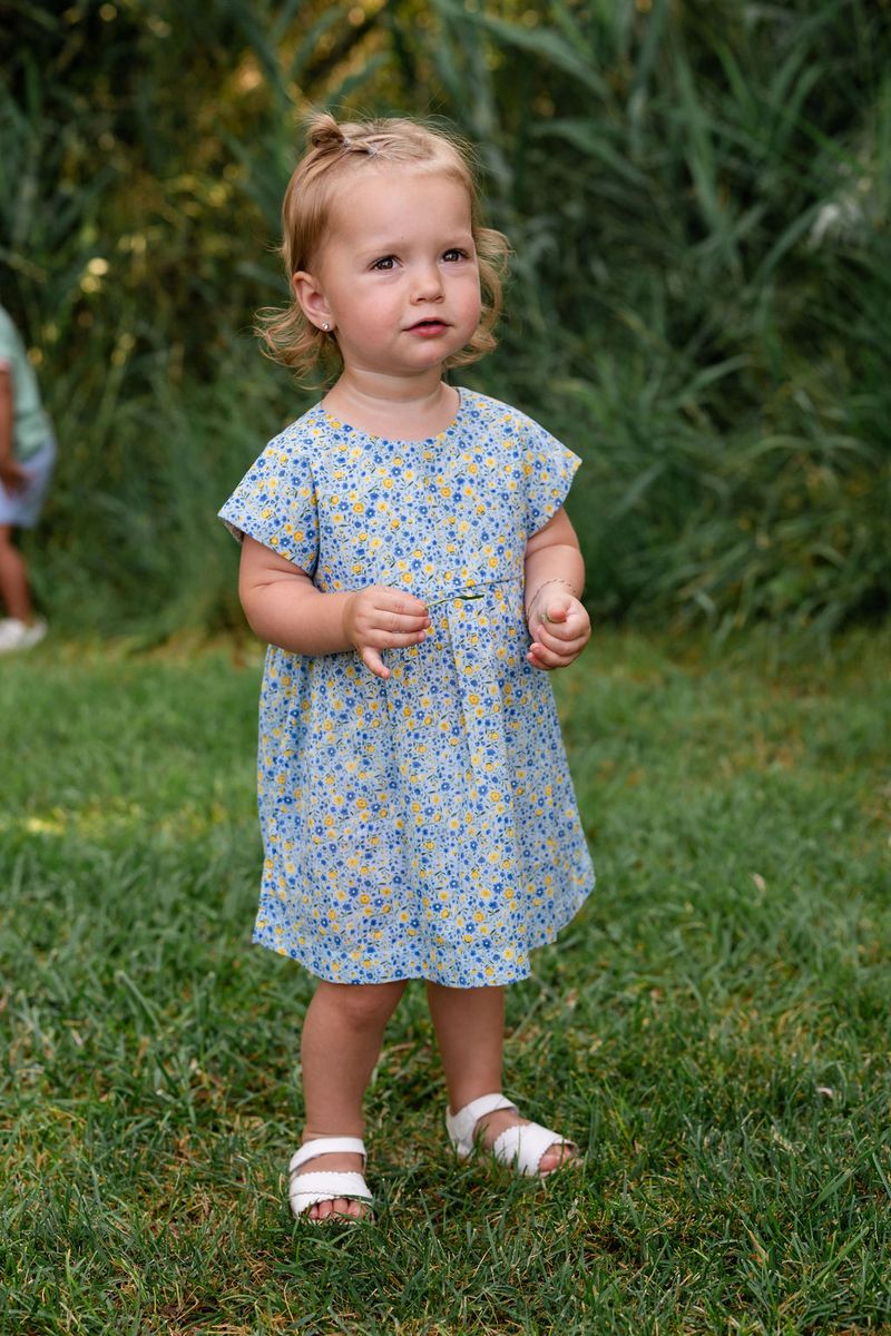 ワンピース bonjour diary 8y terra smocked dress Bonjour Diary Holiday Dress + Chouchou (Marguerite Print
