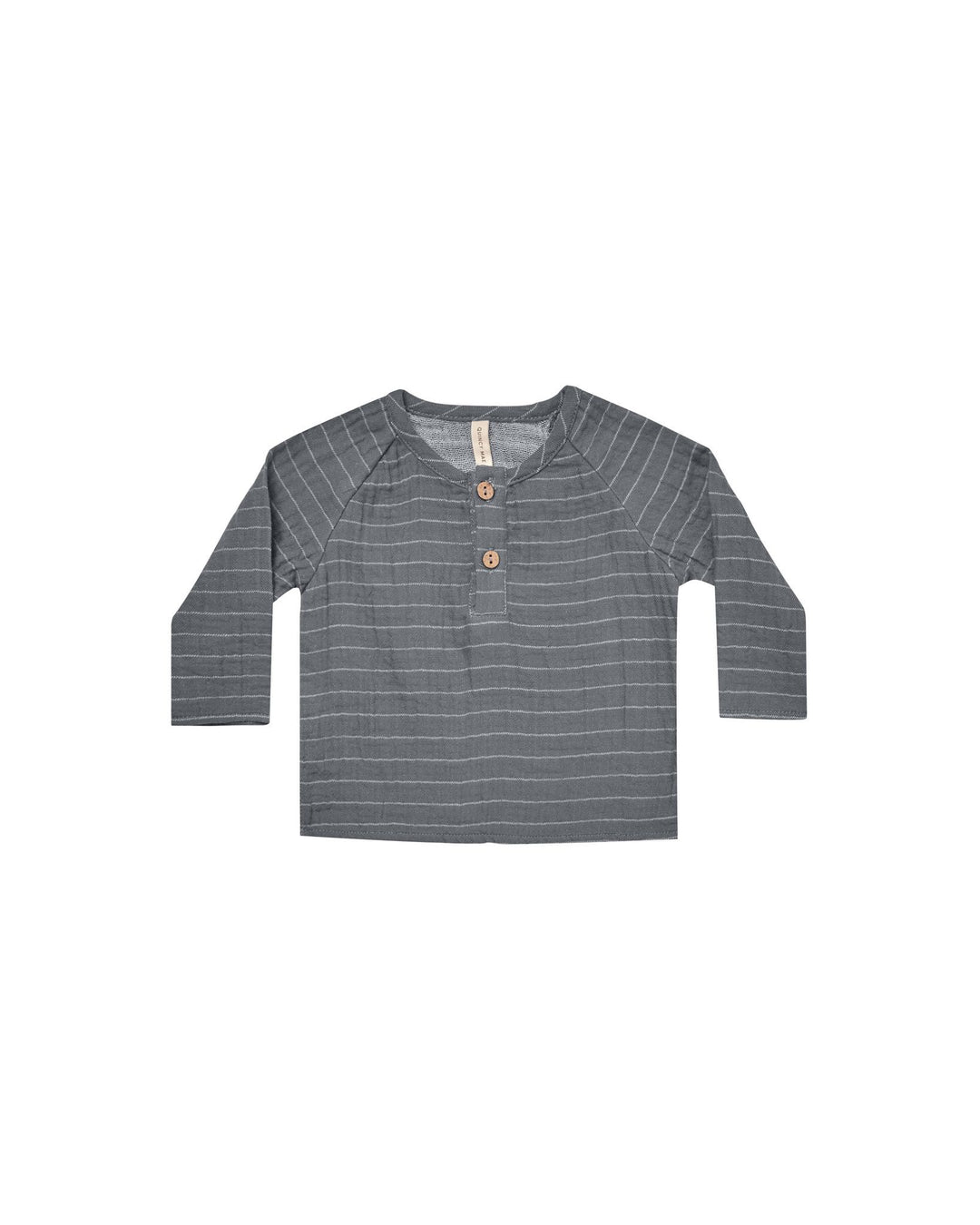 Zion Shirt, Navy Vintage Stripe