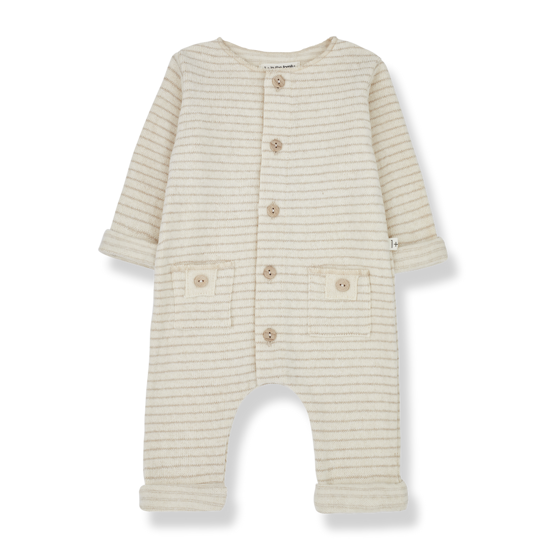 Achille Jumpsuit, Ecru