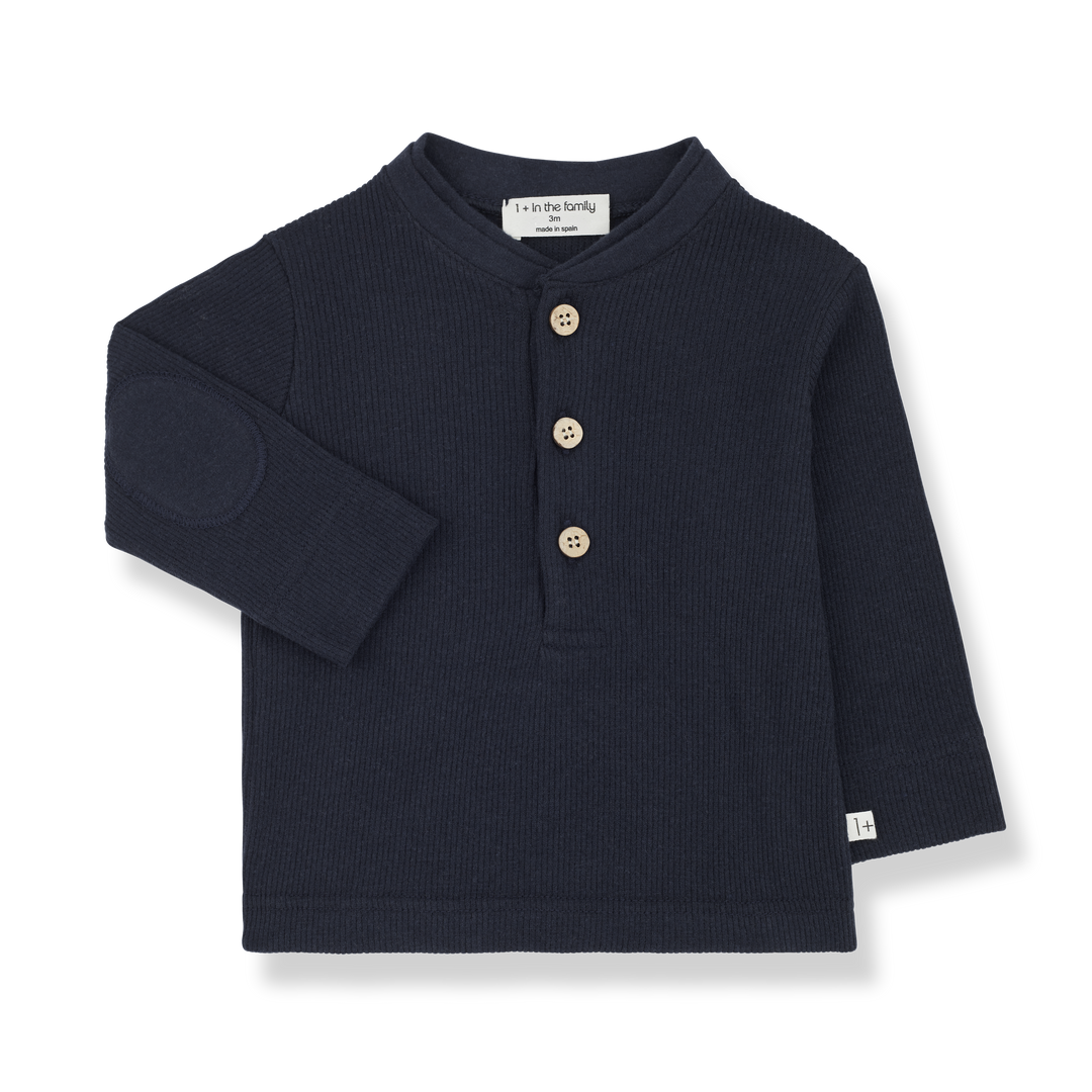 Andre Henley T-Shirt, Navy