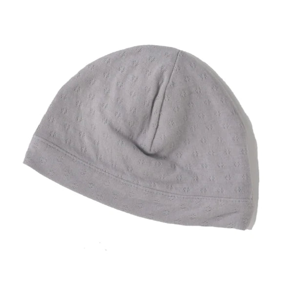 Pointelle Skull Cap, Graphite