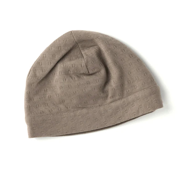 Pointelle Skull Cap, Earth