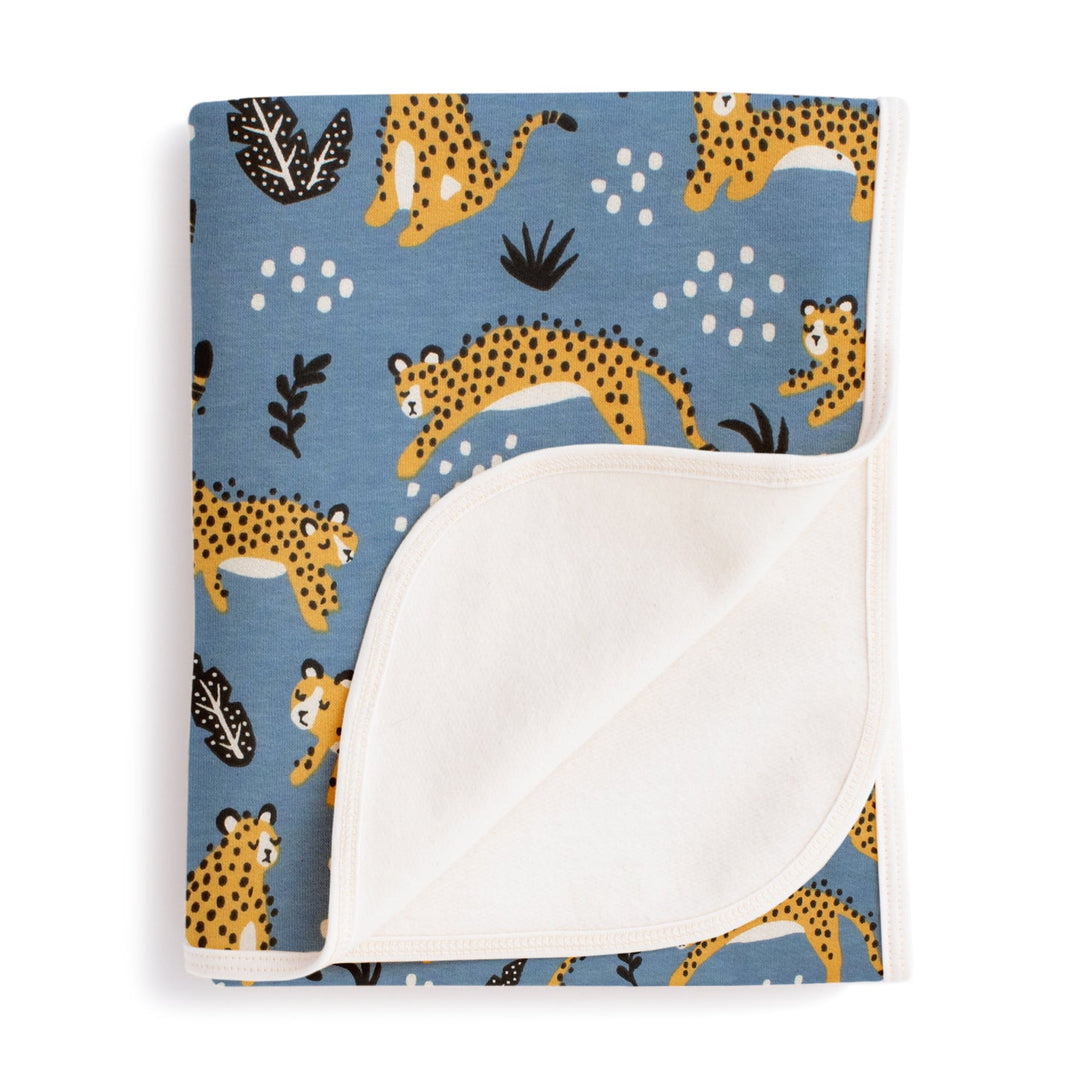 French Terry Blanket, Wildcats Lake Blue