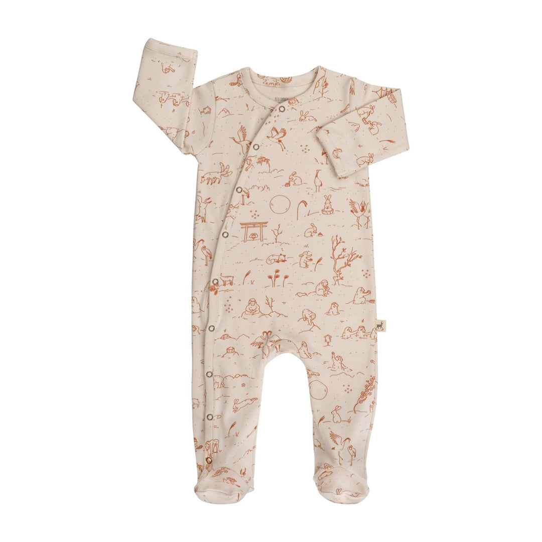 Footed Jumpsuit, The Story - Sandshell