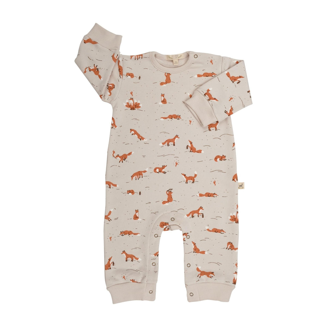 Terry Jumpsuit, Foxes - White Sand