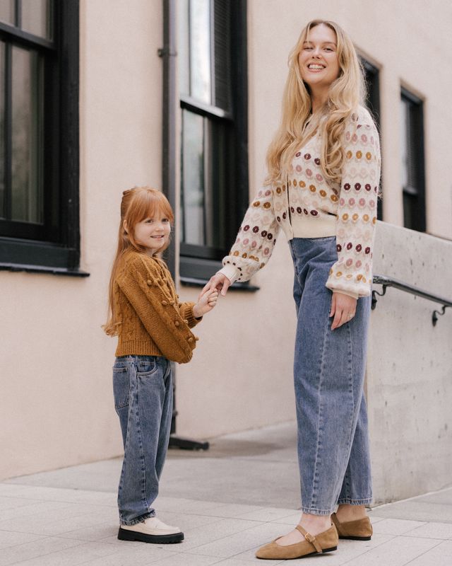 Bobble Cardigan, Golden
