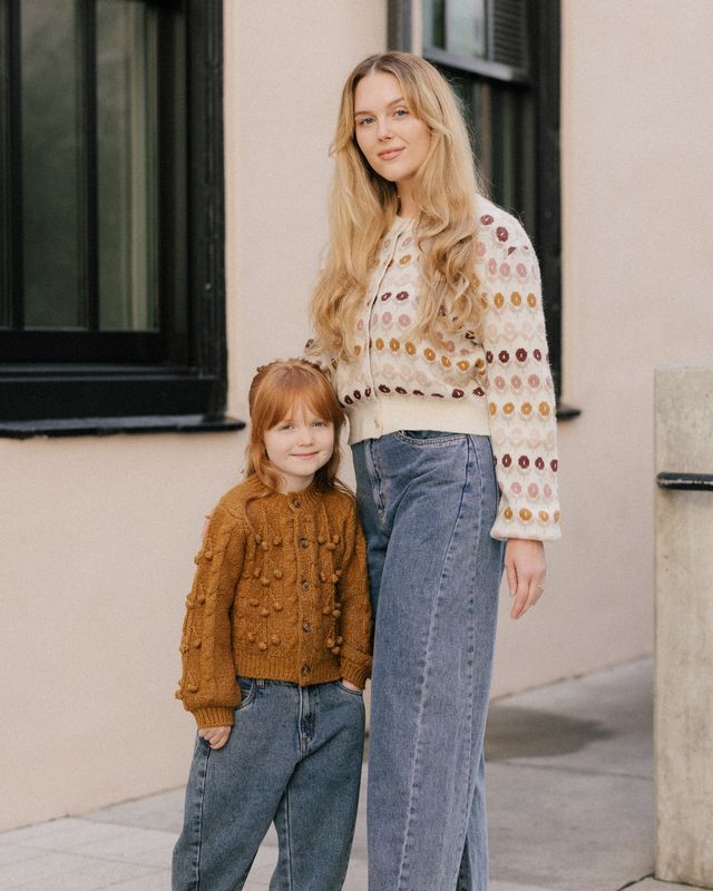Bobble Cardigan, Golden