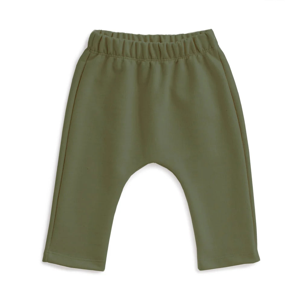 Harem Pants, Solid Forest Green