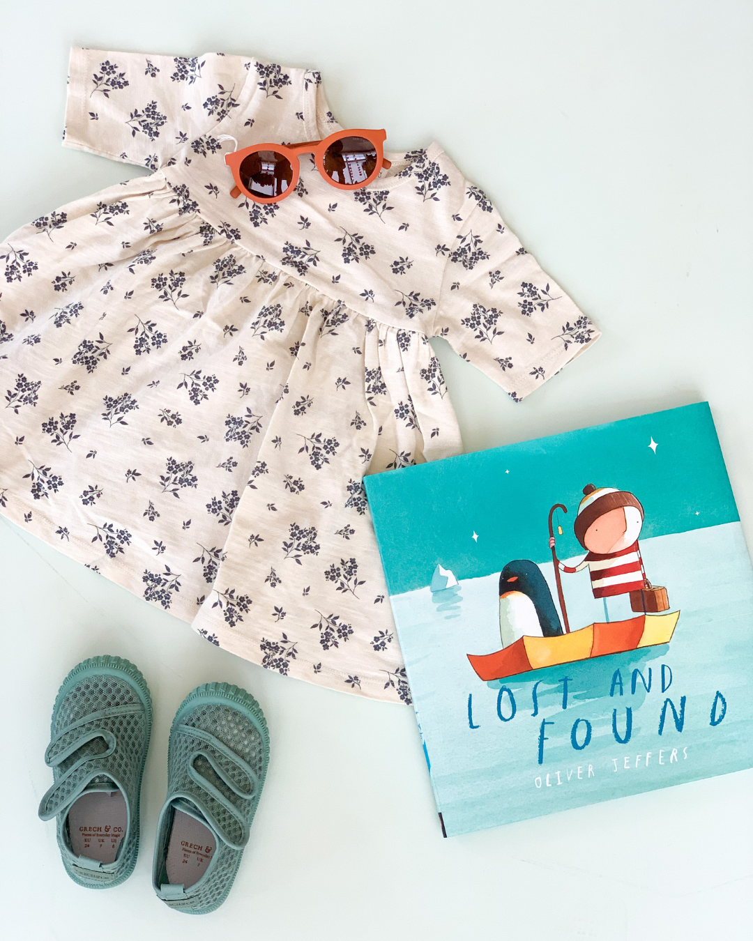 Finn Dress, Blue Floral