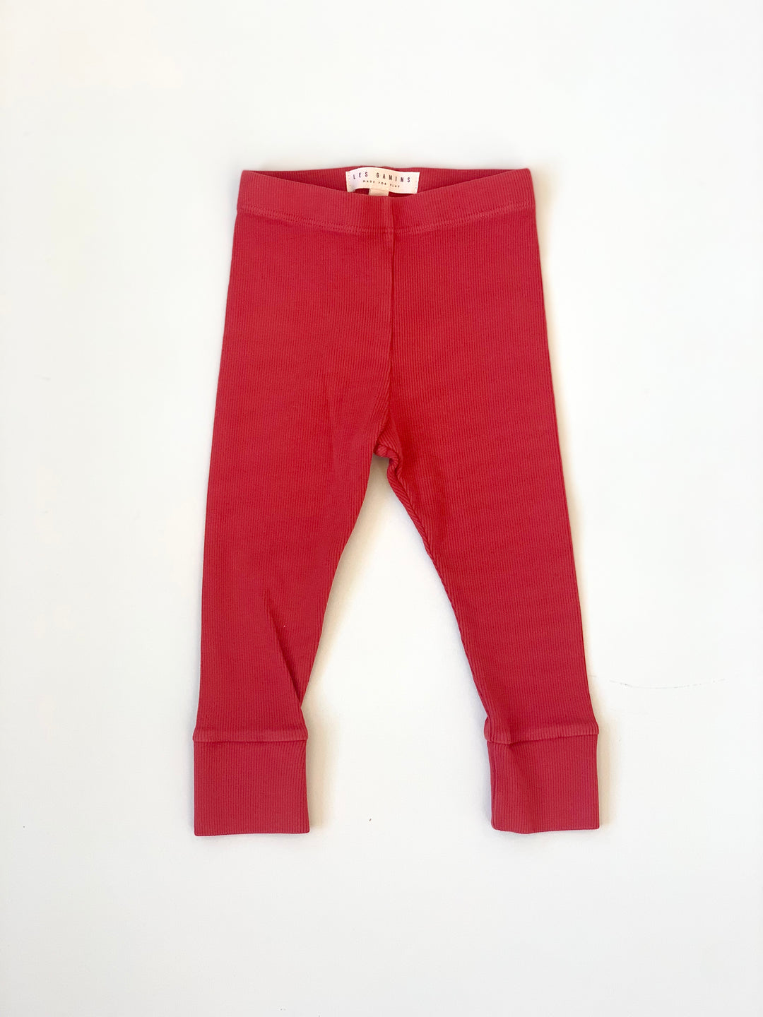 Rib Leggings, Cherry Tomato
