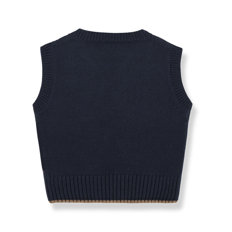 Johannes Argyle Vest, Dark-Blue