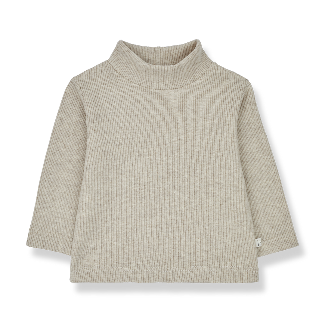 Nils Turtle Neck T-Shirt, Oatmeal