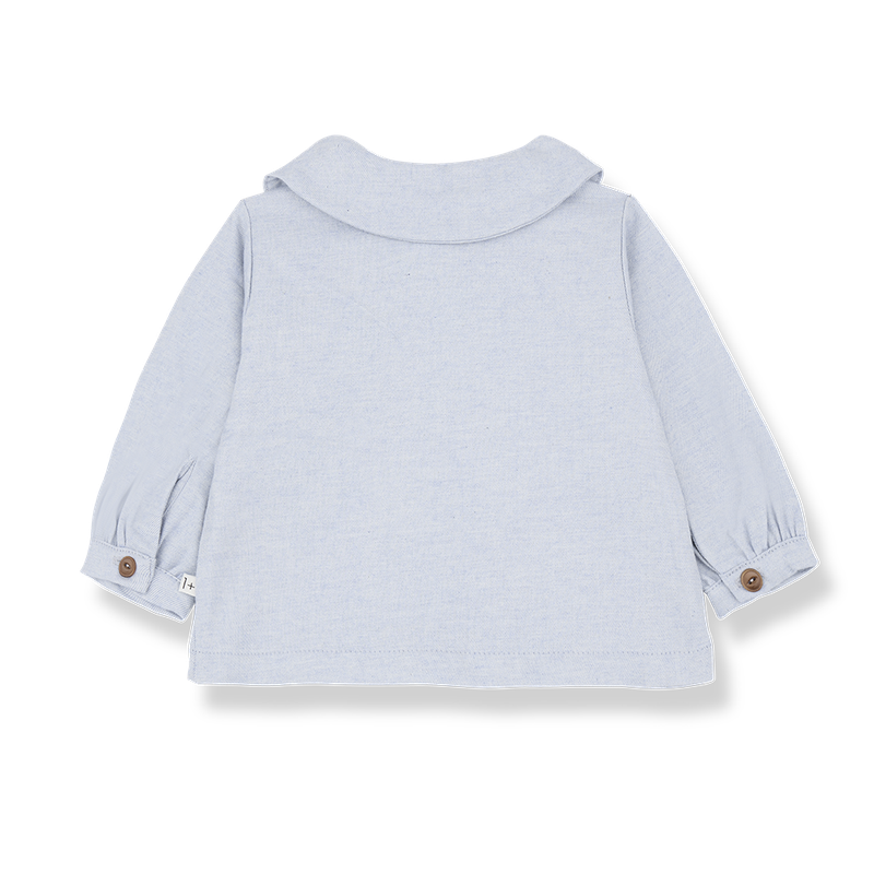 Nadia Collar Blouse, Blue