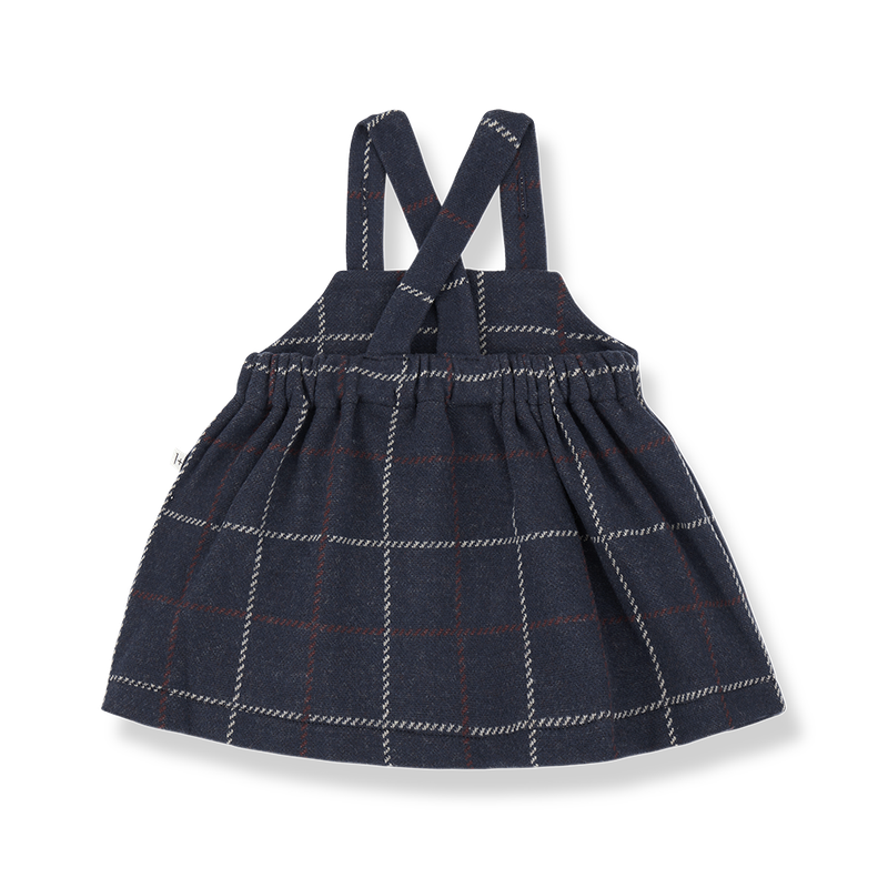 Nina Overall Skirt, Dark-Blue