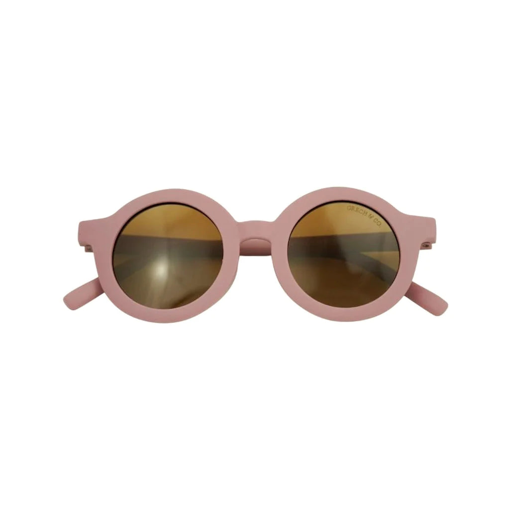 Grech Co. Round Sunglasses Heather Rose BlackBear Children s Boutique
