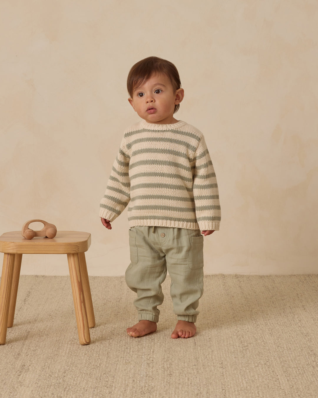 Rex Sweater, Fern Stripe