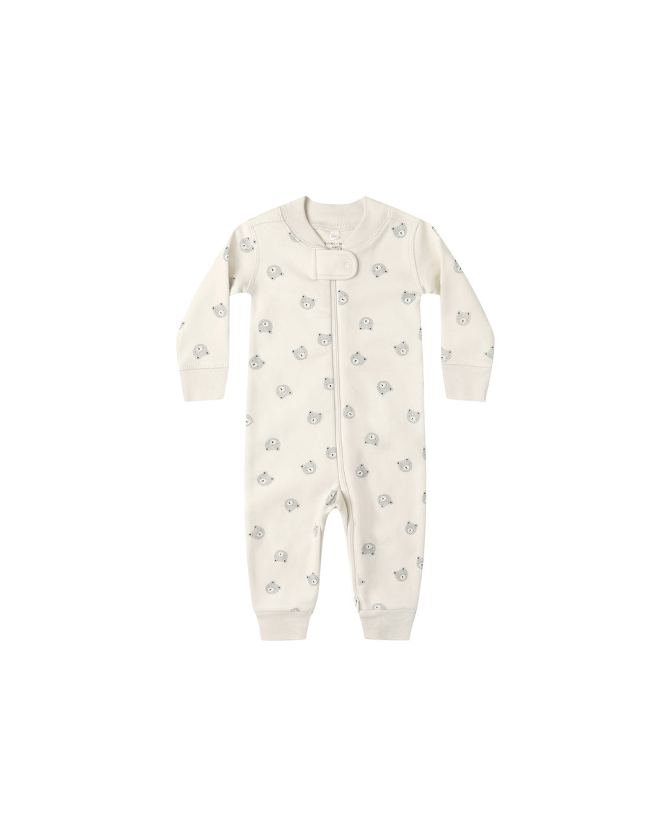Quincy Mae Zip L/S Sleeper, Bears | BlackBear Children's