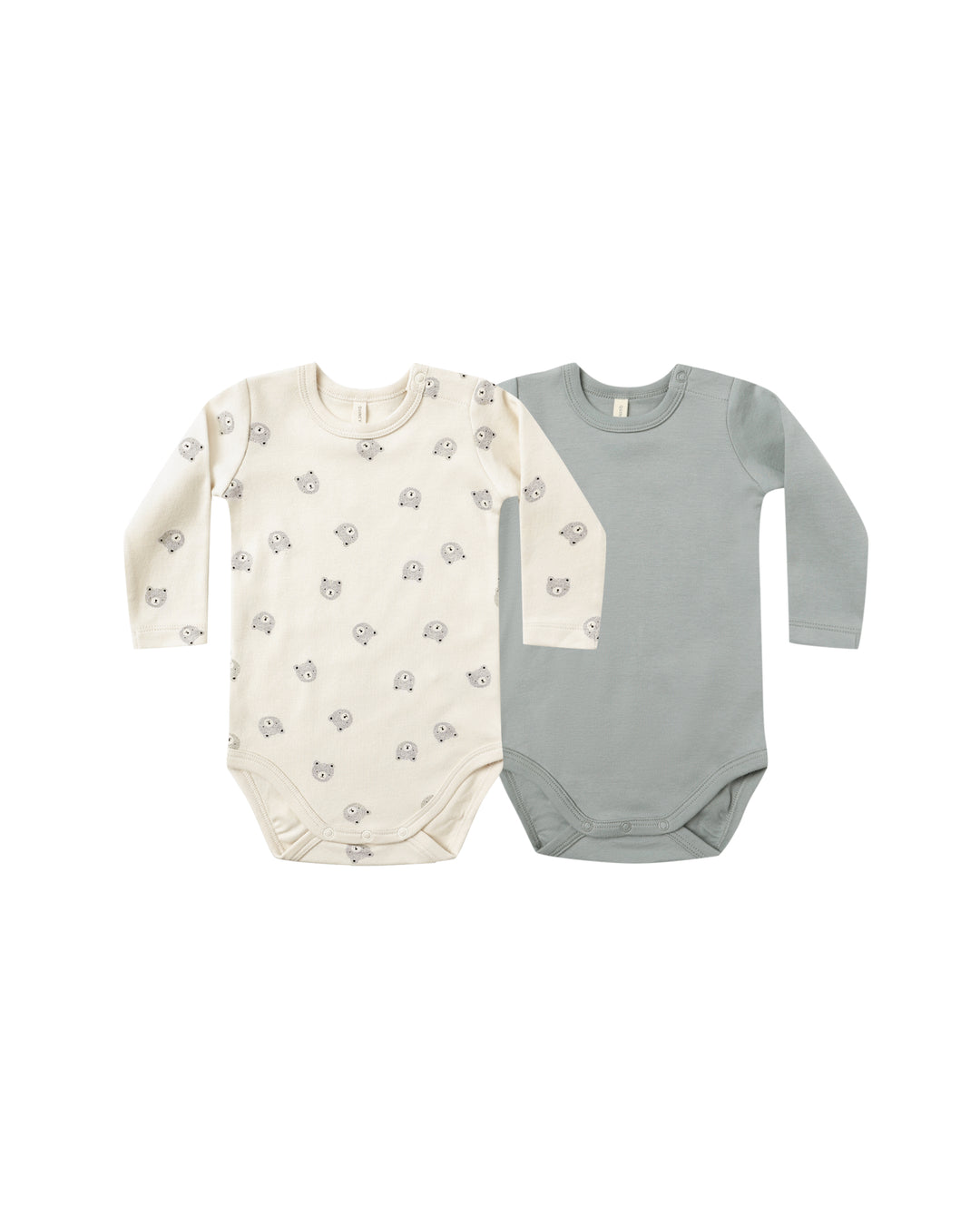 Jersey Bodysuit, 2 Pack - Bears, Steel Blue