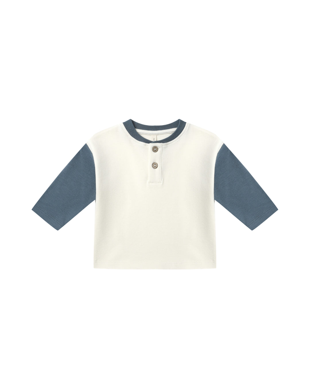 L/S Henley Tee, Ocean