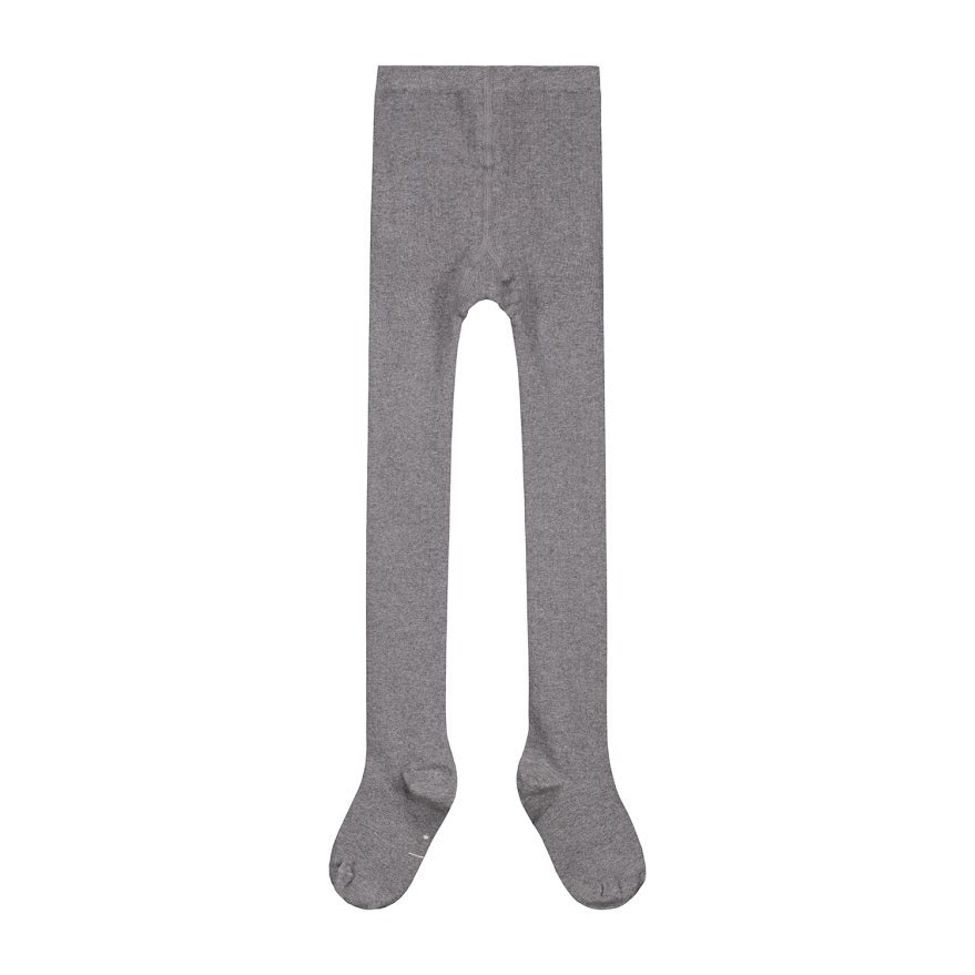 Gray Label Ribbed Tights, Grey Melange