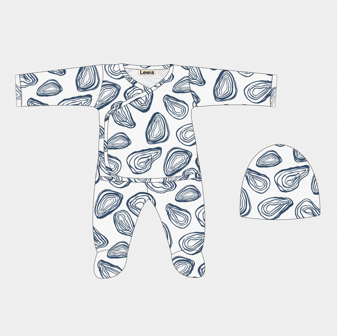 Take Me Home Outfit - Oyster, Denim