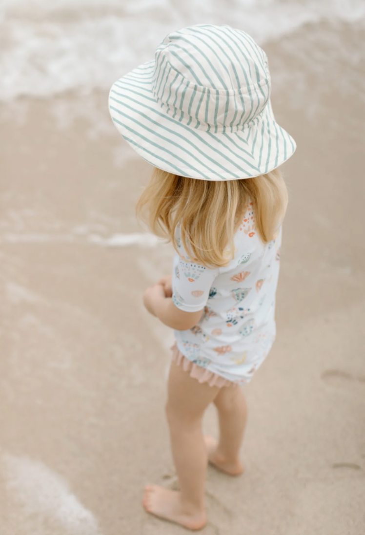 Bucket Hat - Stripes Away, Sea