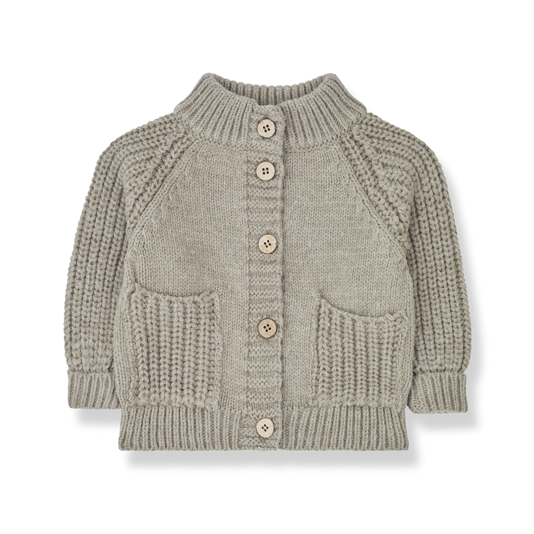 Timeo Cardigan, Taupe