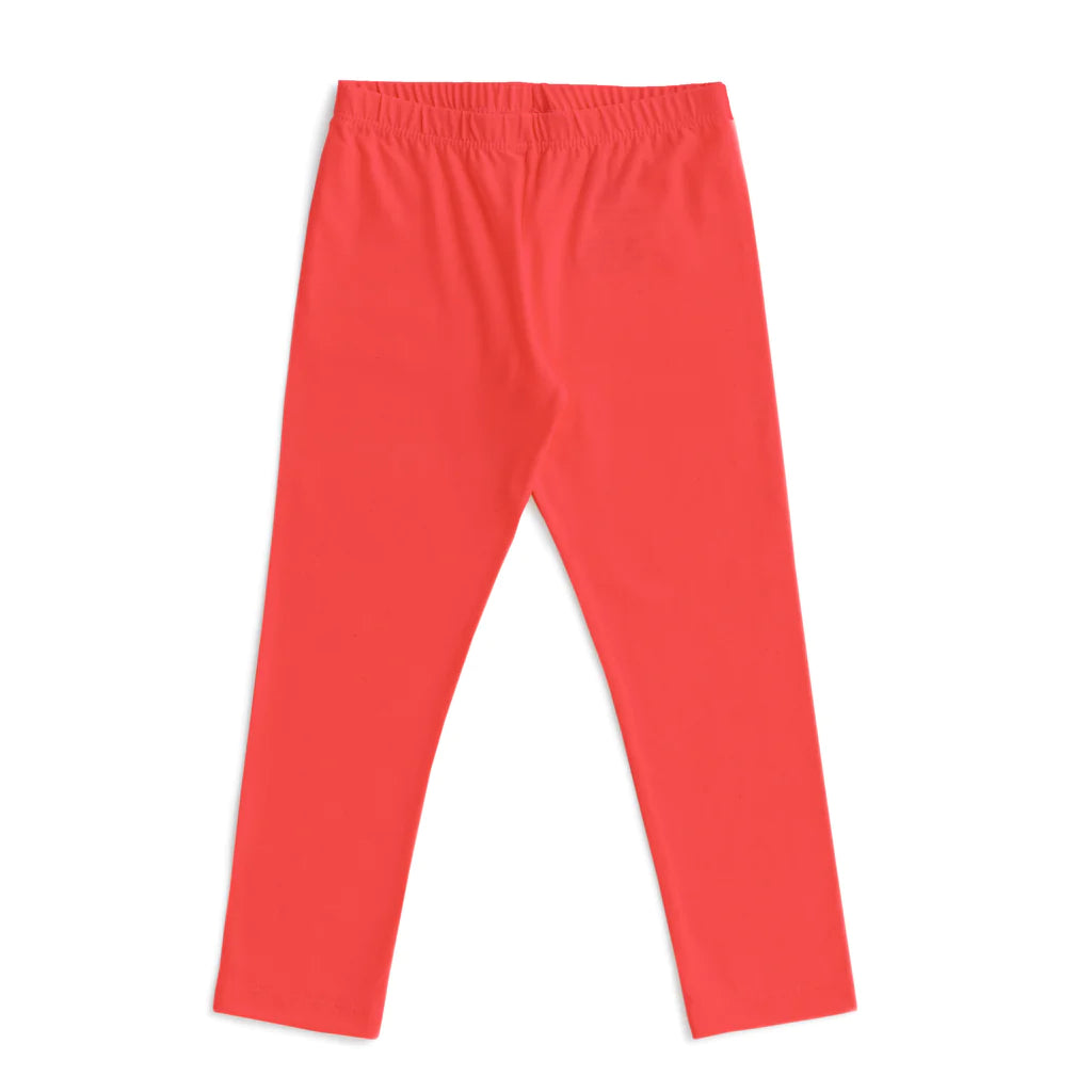 Baby Leggings, Solid Scarlet Red