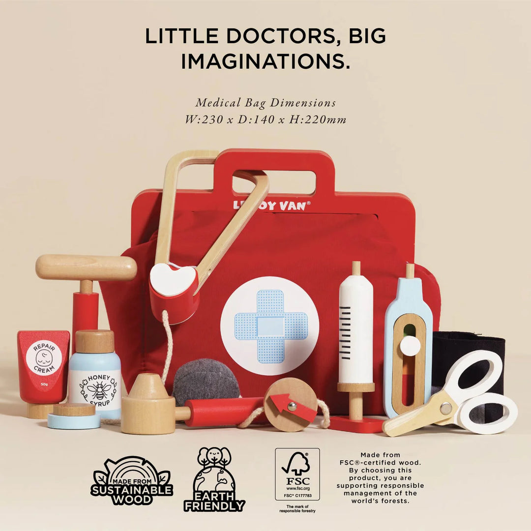 Vintage Doctor Roleplay, Wooden Kit