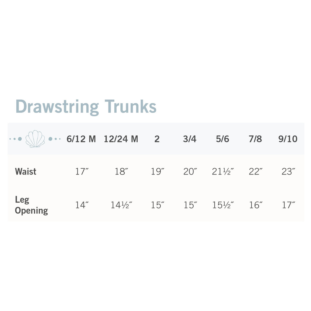 Drawstring Trunks, Blue Jay
