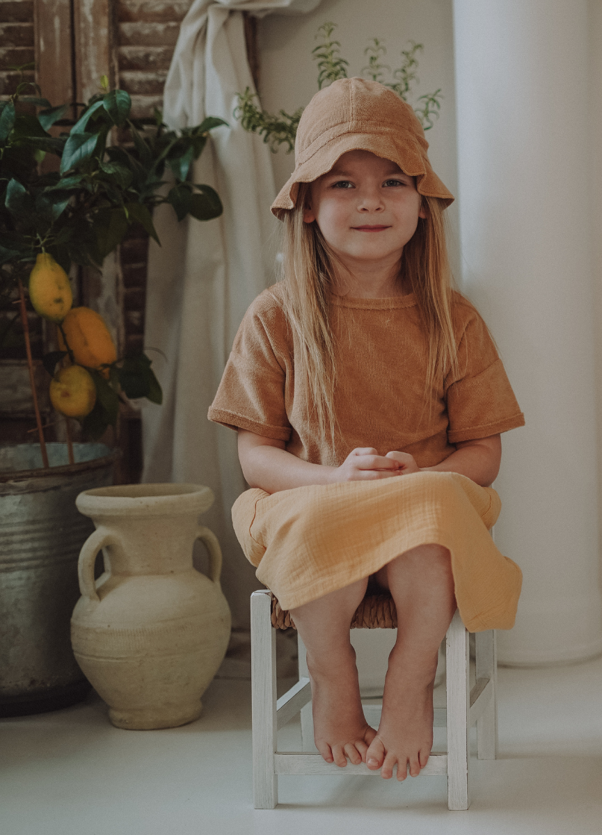 Sun Hat, Gold Terry