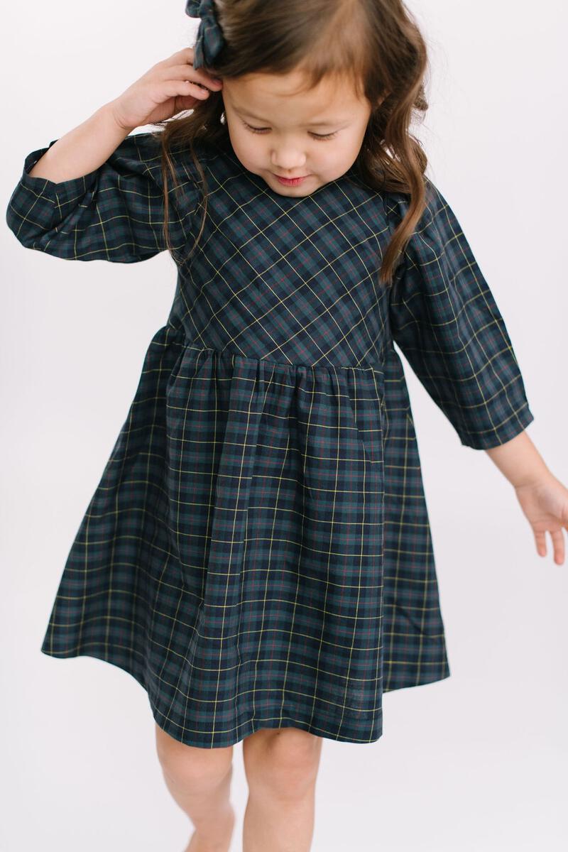 Birthday Dress, Mistletoe Plaid