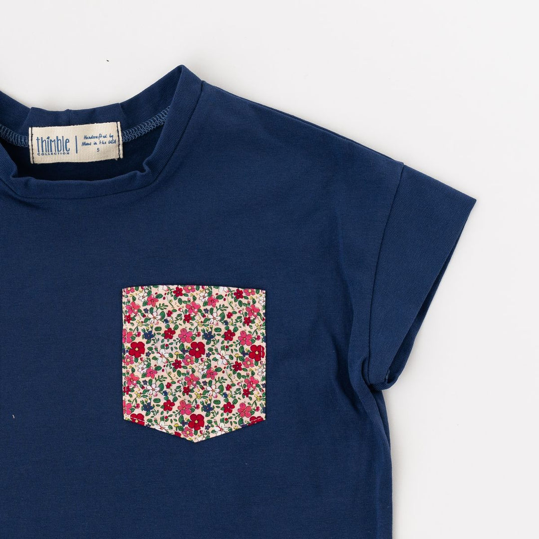 Modern Tee, Marine Posy