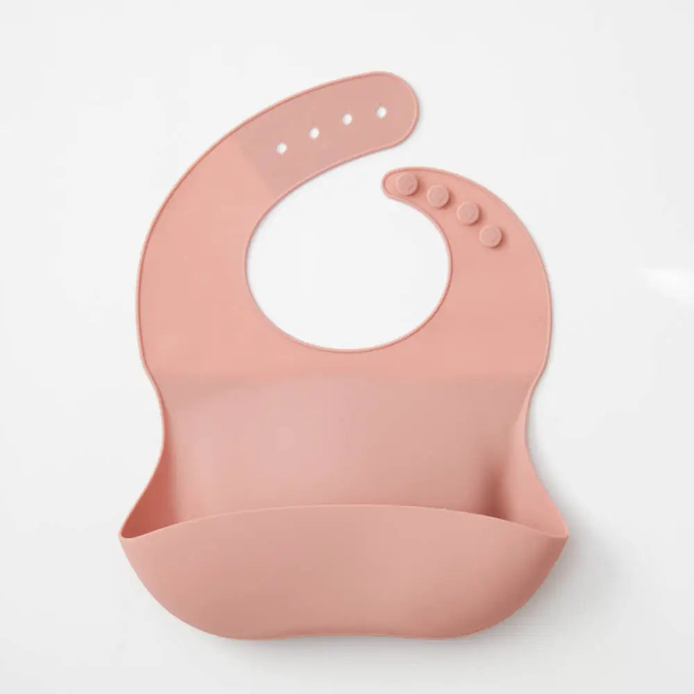 The Saturday Baby Bib, Coral