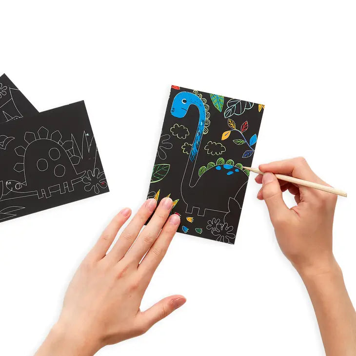 Mini Scratch & Scribble Art Kit, Dino Days