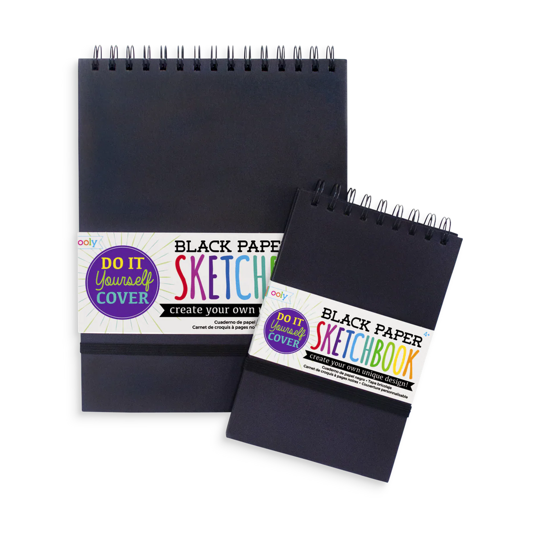 Black DIY Cover Sketchbook
