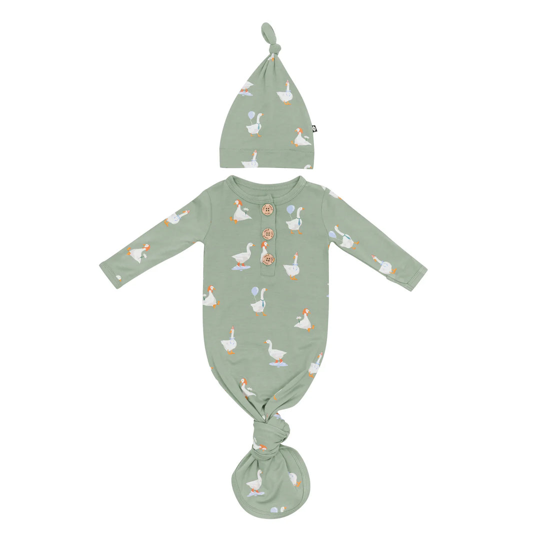 Knotted Gown Set, Silly Goose