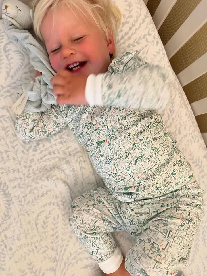 Two Piece Kid Pajamas, Golf
