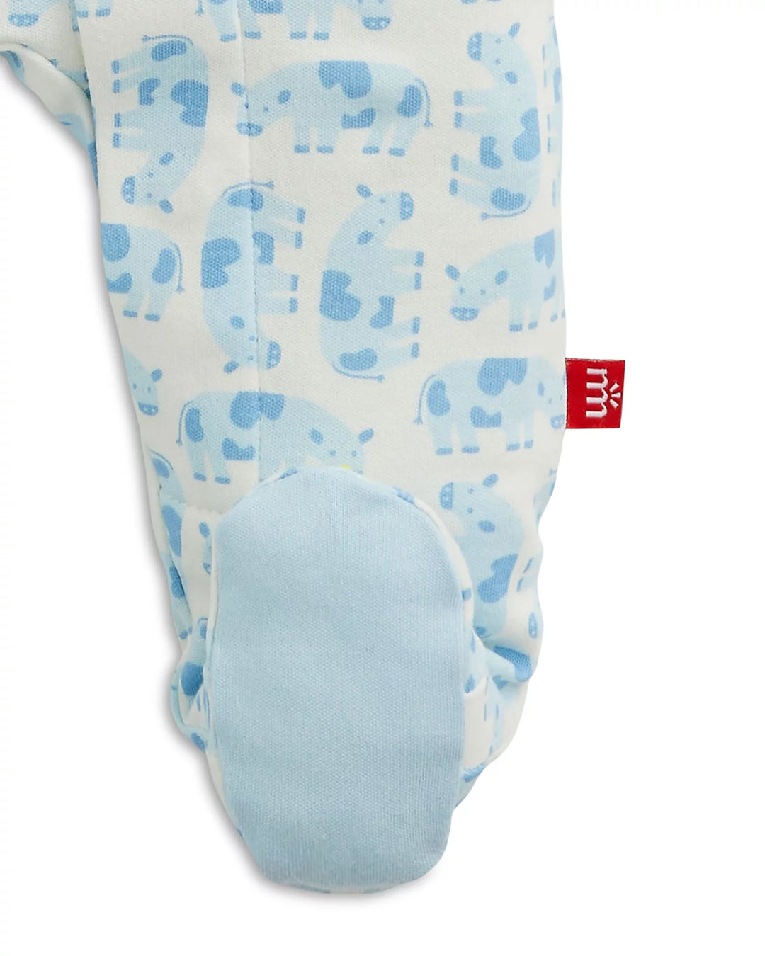 Organic Cotton Footie, Blue Cow