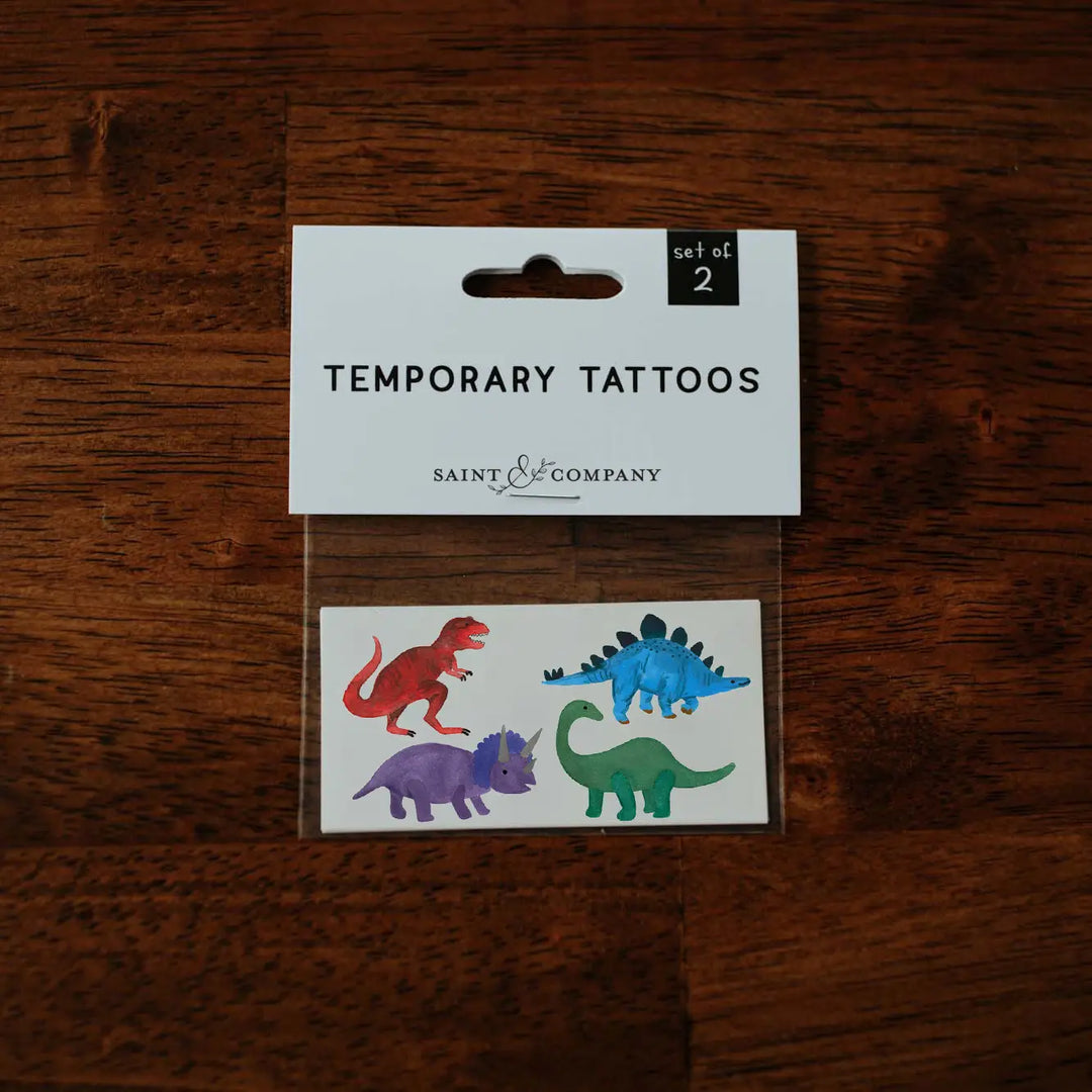 Saint & Co Temporary Tattoos, Dinosaurs