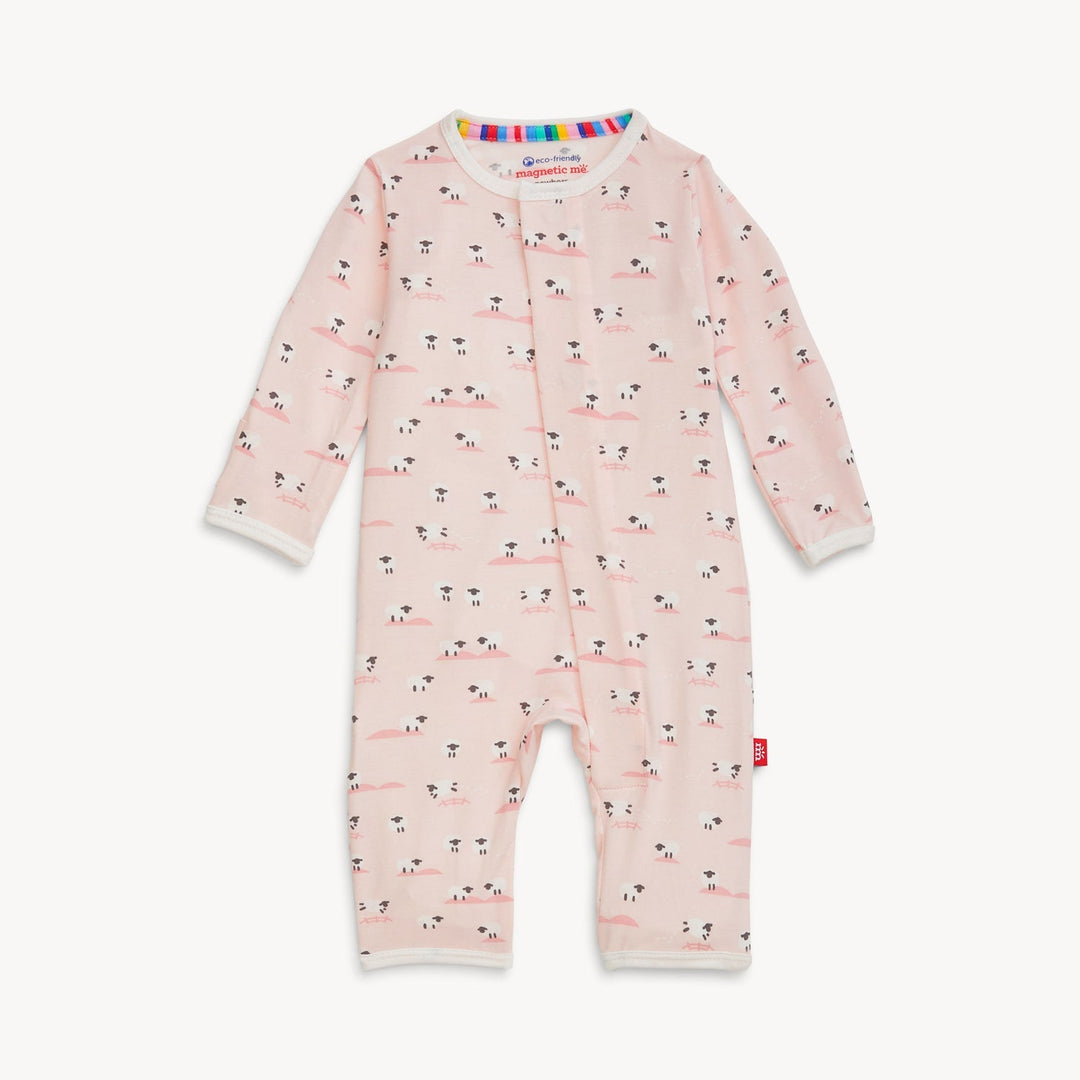 Modal Coverall, Baa Baa Baby Pink