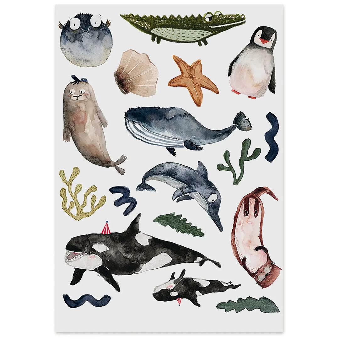 Nuukk Tattoos, Aquatic Animals