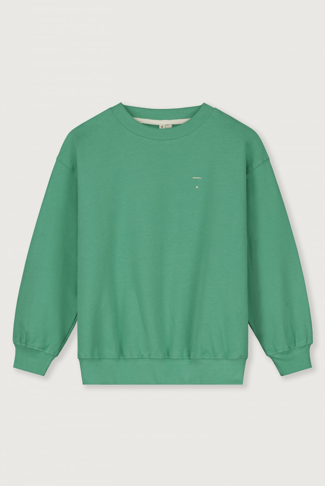 Dropped Shoulder Sweater, Bright Green