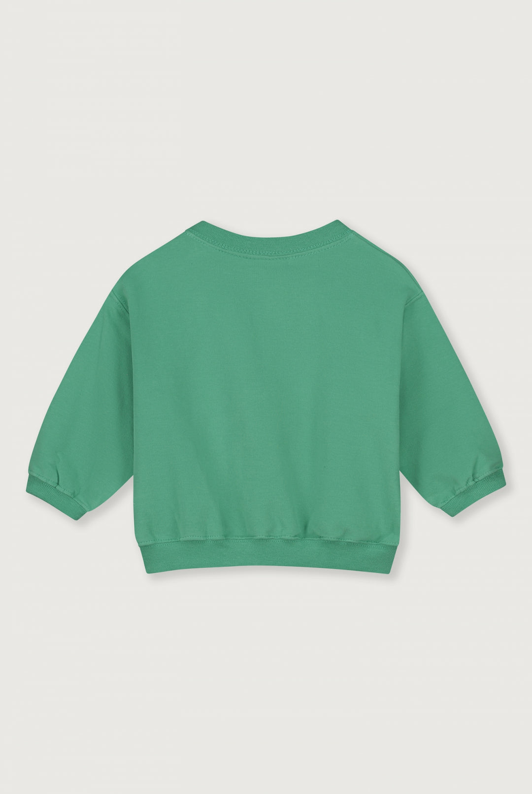 Baby Dropped Shoulder Sweater, Bright Green