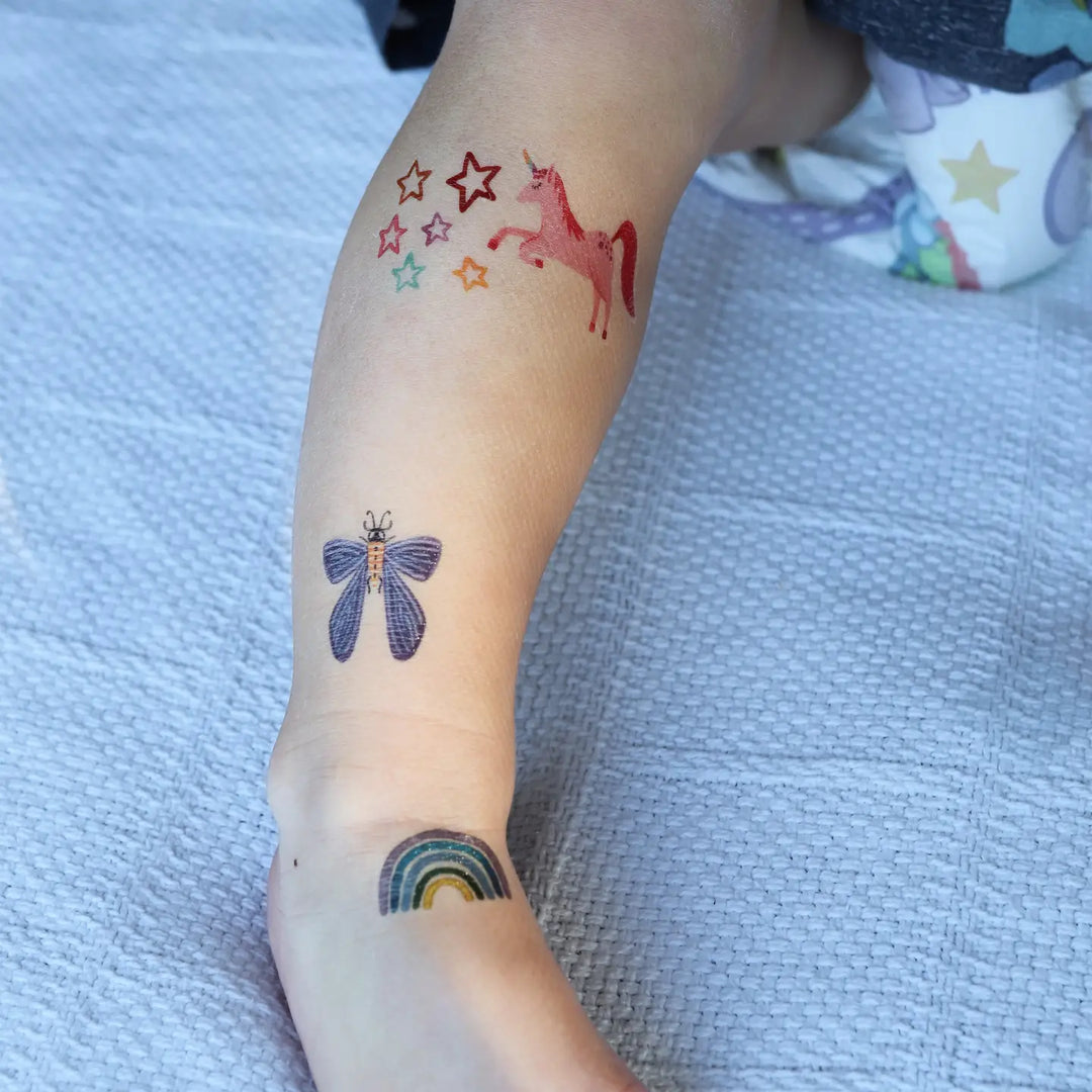 Saint & Co Temporary Tattoos, Unicorn Party