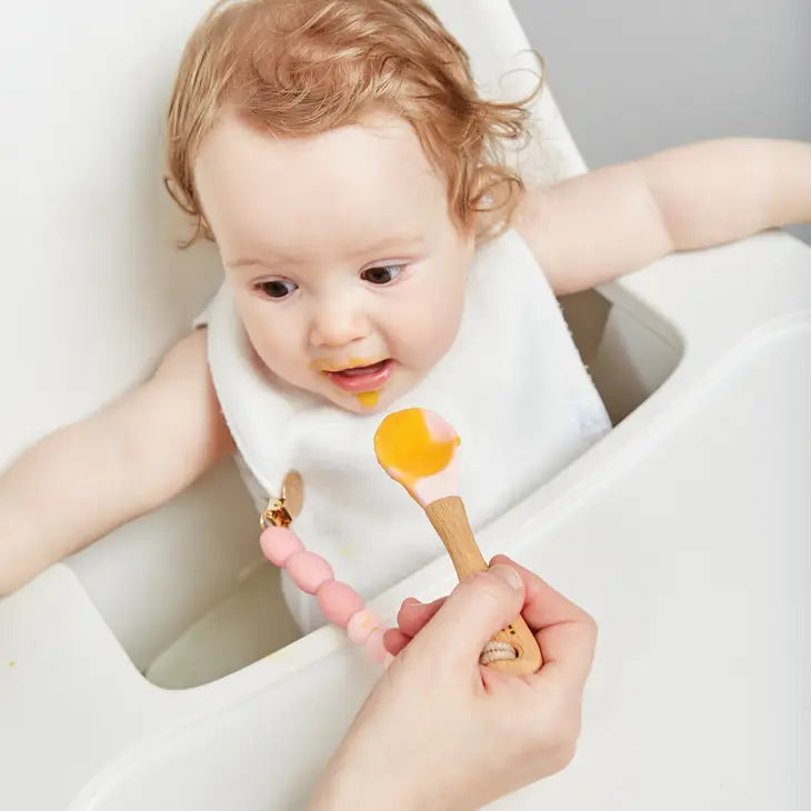 Feeding Set + Clip, Rose