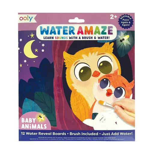 Water Amaze Water Reveal Boards, Baby Animals