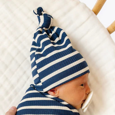 Top Knot Hat, Jack Ribbed