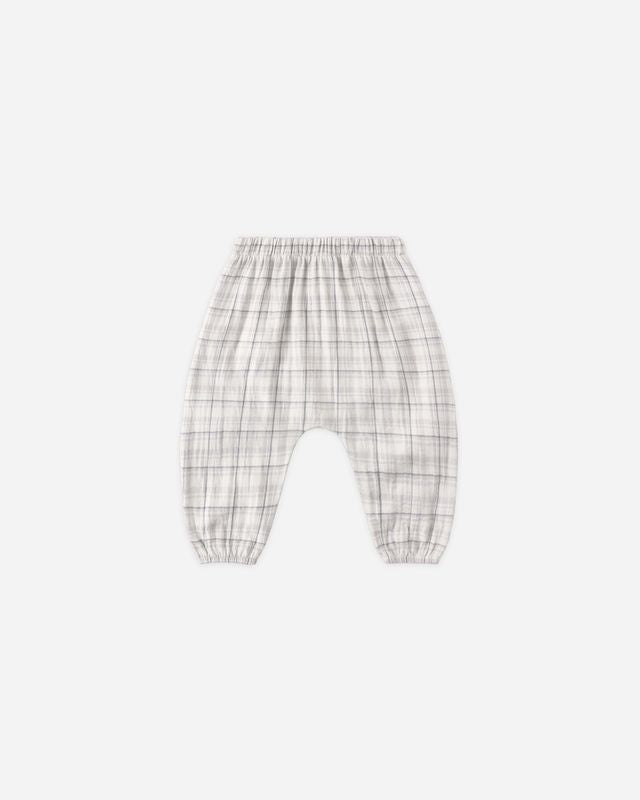 Woven Pant, Blue Plaid