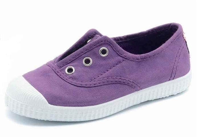Canvas Laceless Sneaker, Lilac